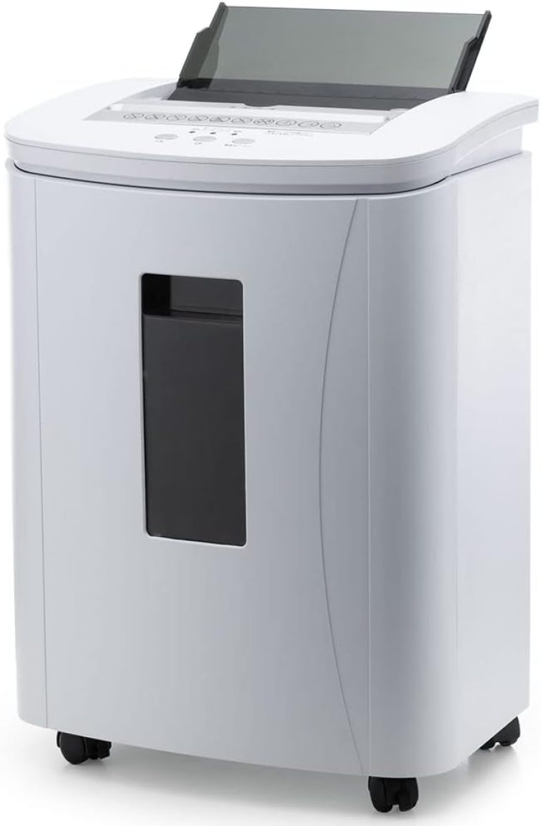iOCHOW - destructeur de document automatique 150 feuilles, coupe micro P4, bac 25 L