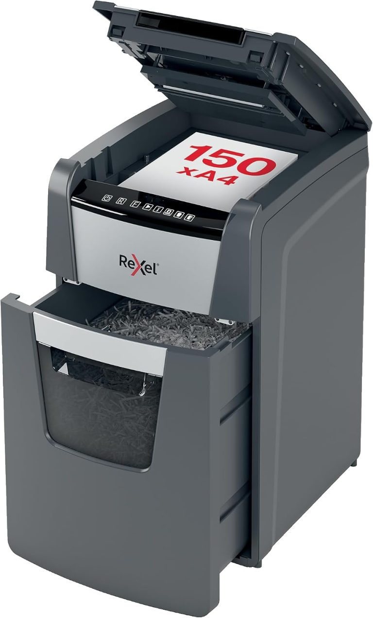 Rexel Auto+ 150X - destructeur de document automatique 150 feuilles coupe croisée P4