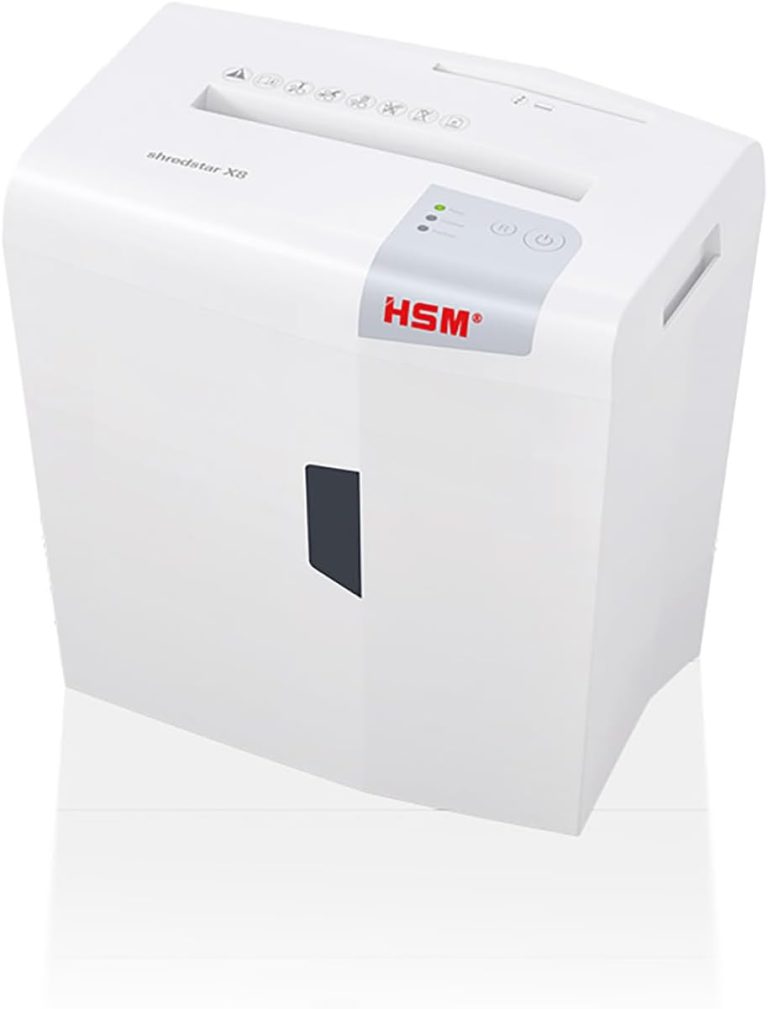 HSM shredstar X8 - destructeur de document coupe croisée P-4, 8 feuilles